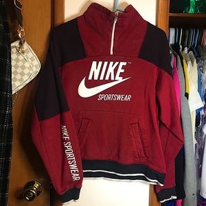 Nike sportswear crop pullover sweater